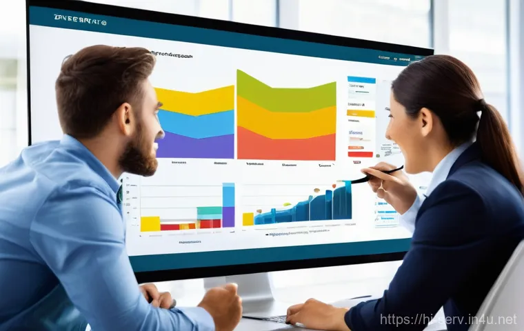 서비스관리사와 고객 만족도 조사 - **Prompt:** A seamless integration of artificial intelligence and human compassion in a futuristic c...