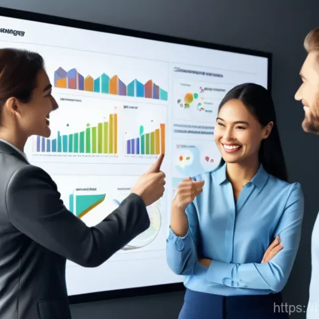 서비스관리사와 KPI 설정 및 관리 - **Prompt 1: "A diverse team of professionals, including men and women of various ethnicities, in a b...