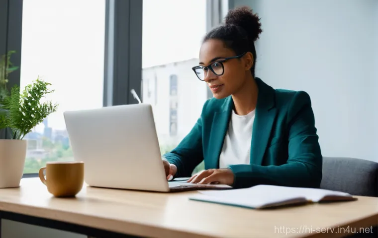 서비스관리사와 온라인 자격증 강좌 후기 - **Prompt:** A diverse group of young, motivated professionals, both men and women, ranging from thei...