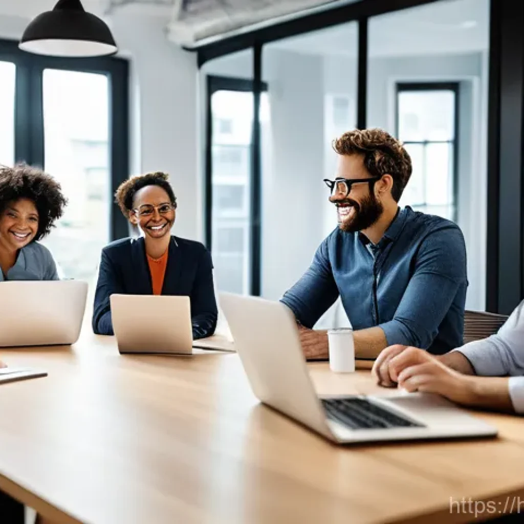 서비스관리사와 팀 리더십 - A Harmonious Hybrid Team: Empathy and Connection**

"A diverse group of professionals, casually yet ...