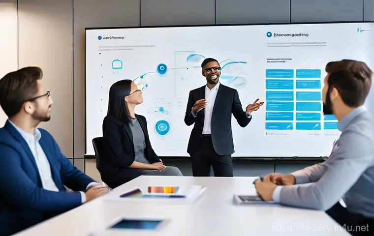 서비스관리사와 팀 리더십 - A Harmonious Hybrid Team: Empathy and Connection**

"A diverse group of professionals, casually yet ...