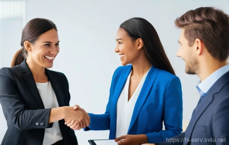 서비스관리사와 성공적인 직무 전환 사례 - **Prompt 2: Harmonious Blend of Skills in a Modern Service Hub**
    "A dynamic, wide-angle shot of ...