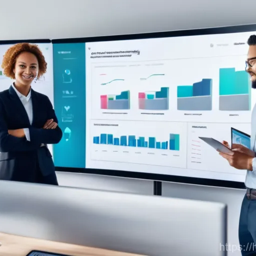 서비스관리사와 업무 보고서 작성법 - **Prompt: A diverse group of young, professional service managers, dressed in modern business casual...