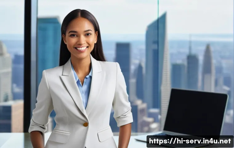 서비스관리사와 자격증 응시 후기 - **Prompt:** A confident and accomplished young professional, approximately 30-35 years old, of diver...