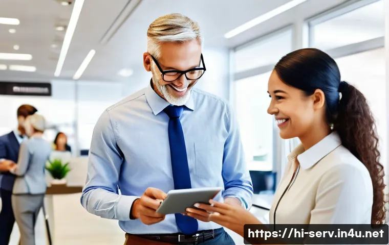 서비스관리사와 고객 지원 센터 운영 - **Prompt:** "A vibrant and welcoming customer service center, brightly lit with soft, natural light....