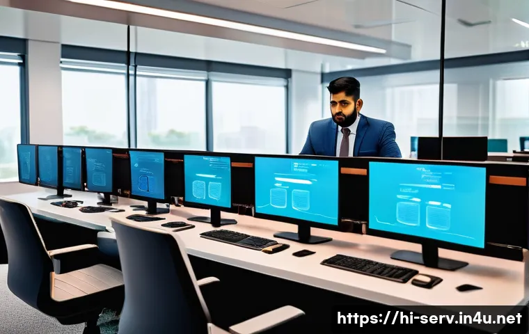 서비스관리사와 스마트 서비스 설계 - A modern customer service center scene in India, featuring diverse Indian professionals using smart ...