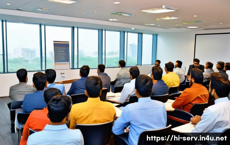 서비스관리사와 실무 워크숍 체험기 - A vibrant, modern Indian service management workshop scene focused on customer experience: a diverse...